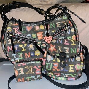 Vintage Rainbow Dooney and Bourke Set